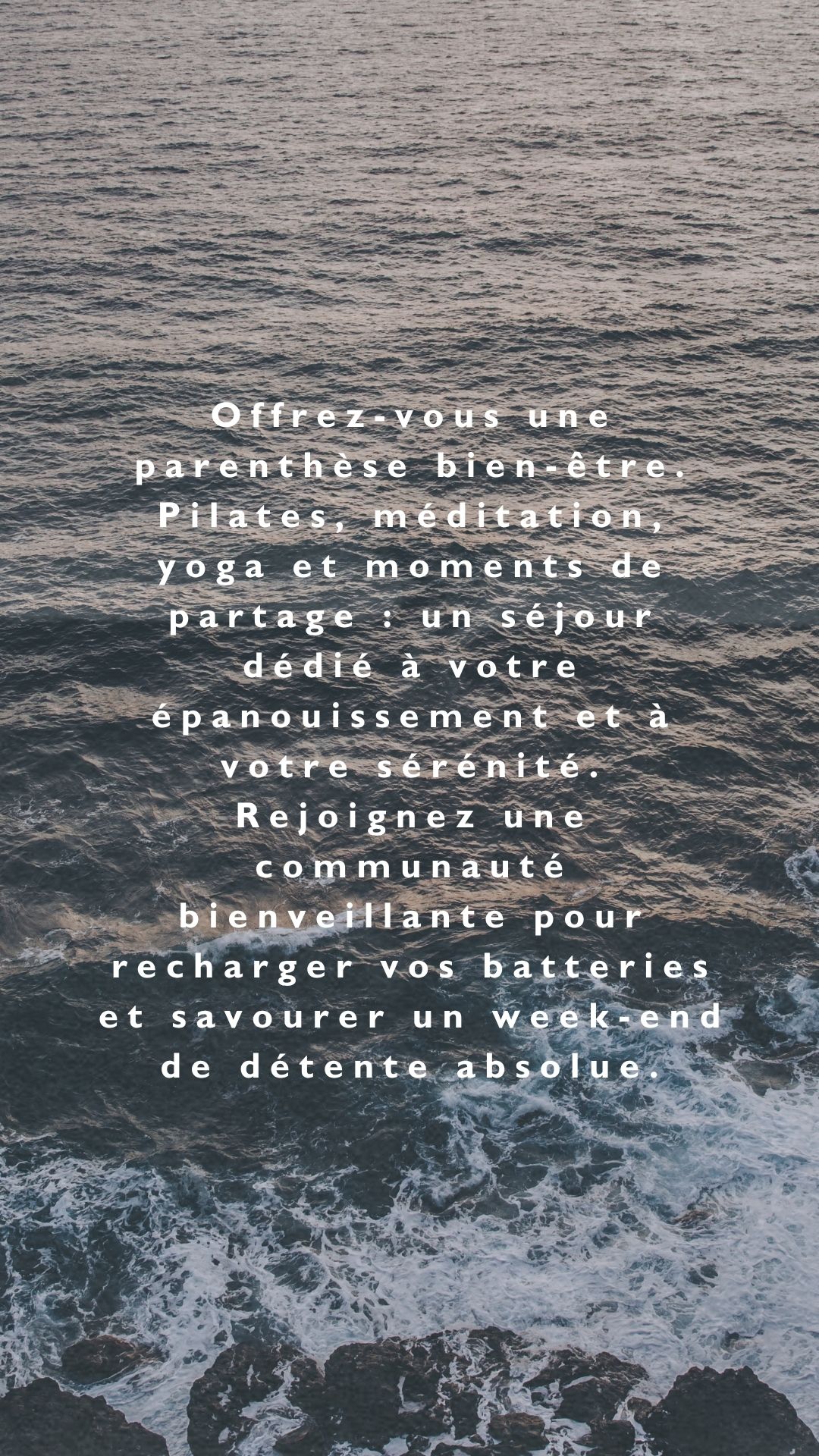 retraite pilates yoga séjour Wellness By Justine